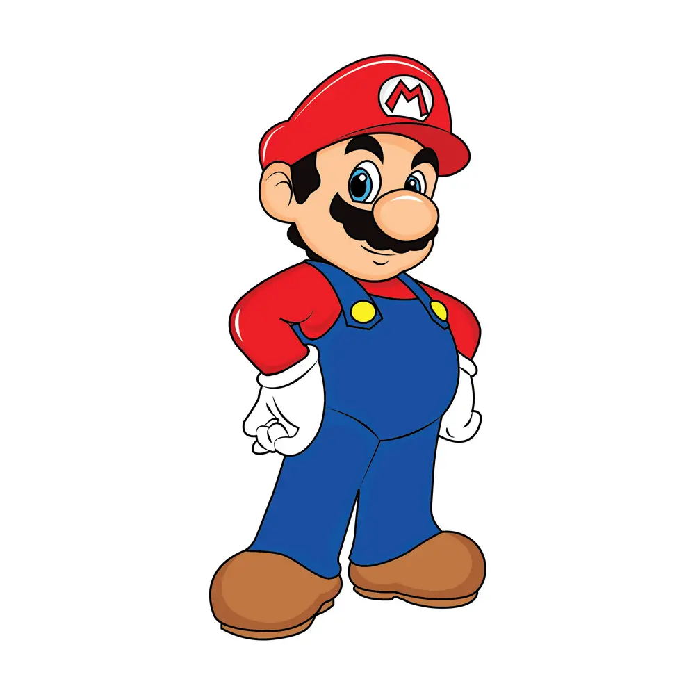 How to Draw A Super Mario Step by Step Step  11