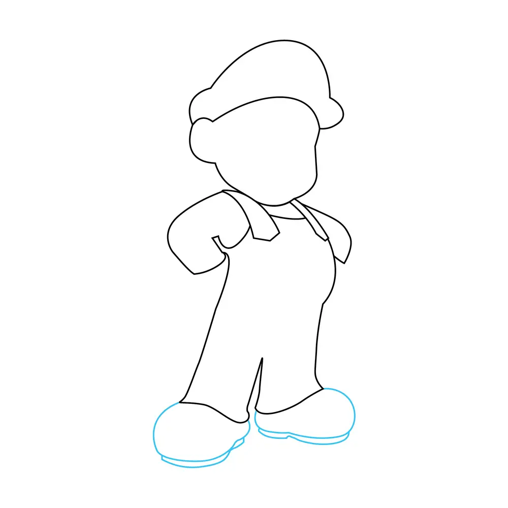 How to Draw A Super Mario Step by Step Step  3