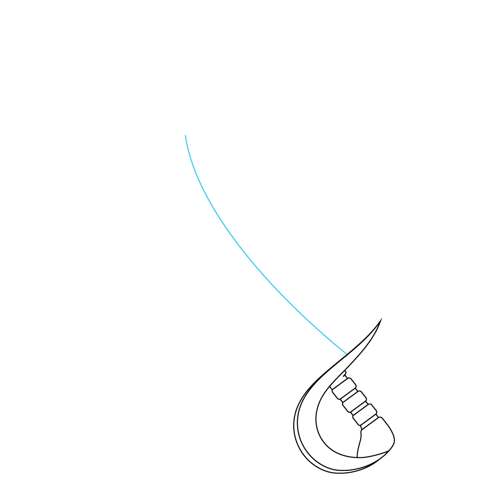 How to Draw A Sword Step by Step Step  6