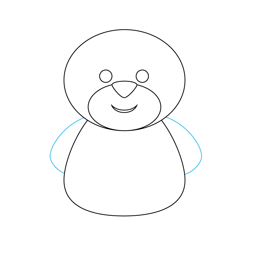 How to Draw A Teddy Bear Step by Step Step  6