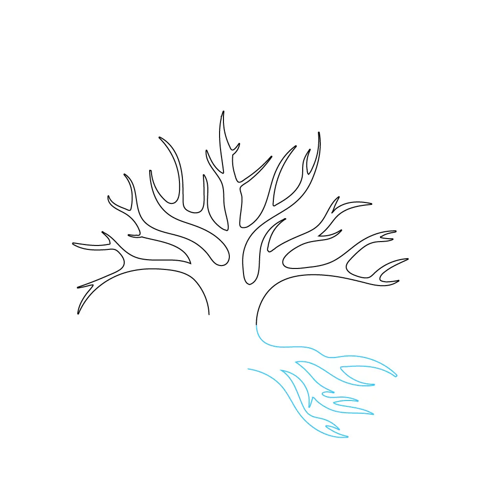 How to Draw A Tree Of Life Step by Step Step  4