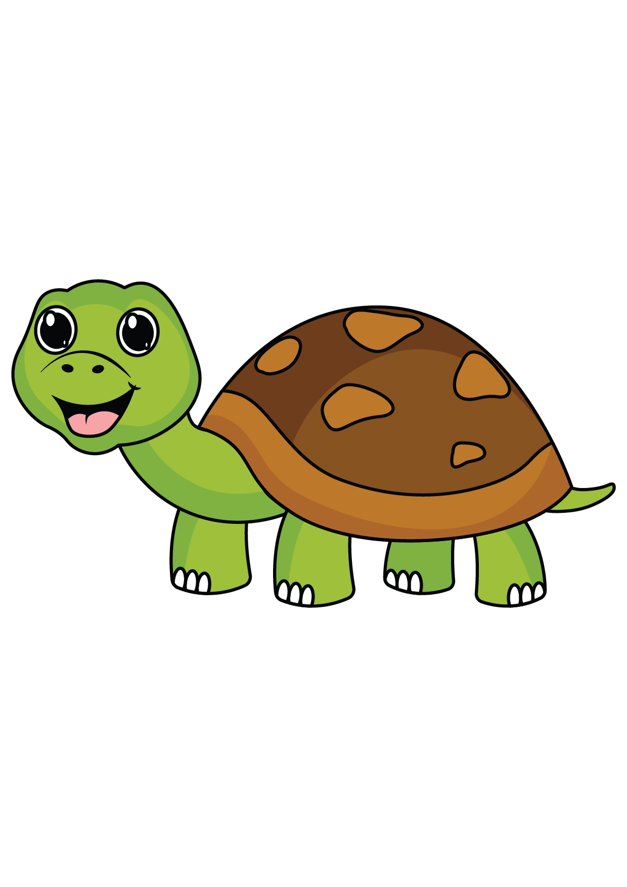 How to Draw A Turtle Step by Step Printable