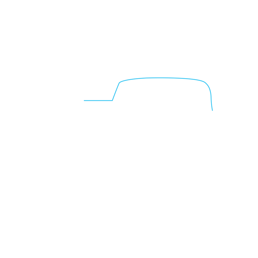 How to Draw A Vintage Car Step by Step Step  1