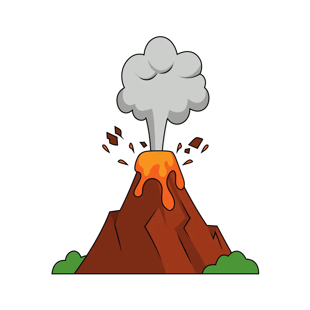 Volcano Drawing Stock Illustrations  4457 Volcano Drawing Stock  Illustrations Vectors  Clipart  Dreamstime