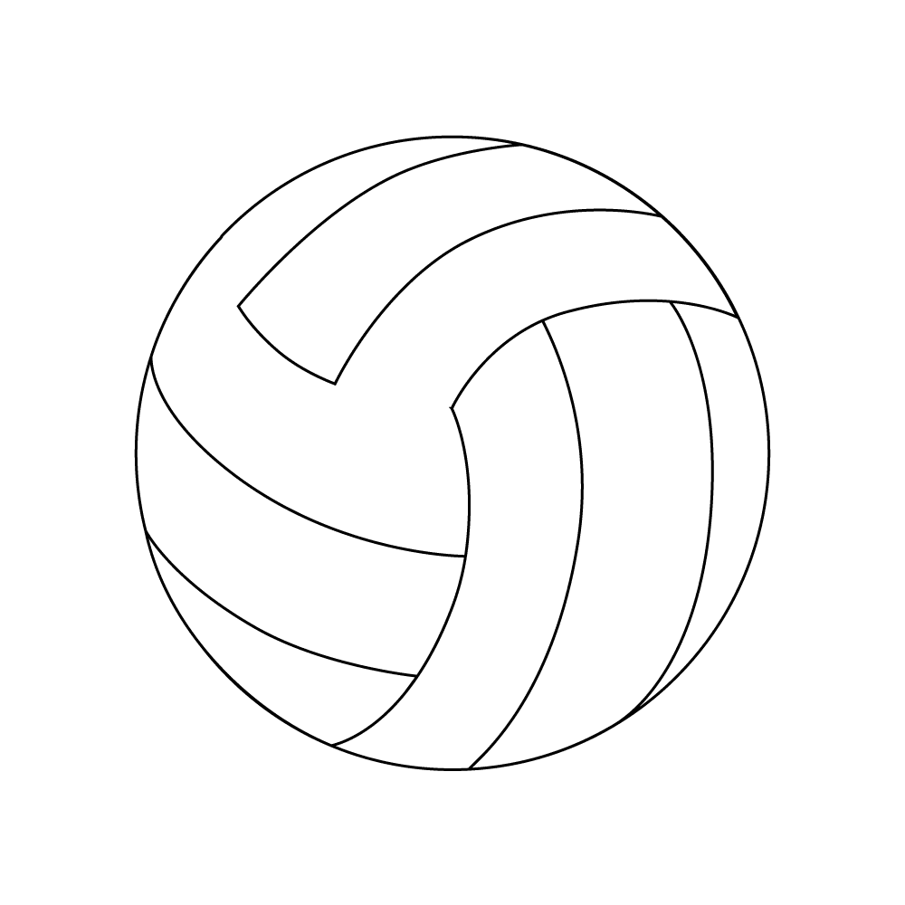How to Draw A Volleyball Step by Step Step  8