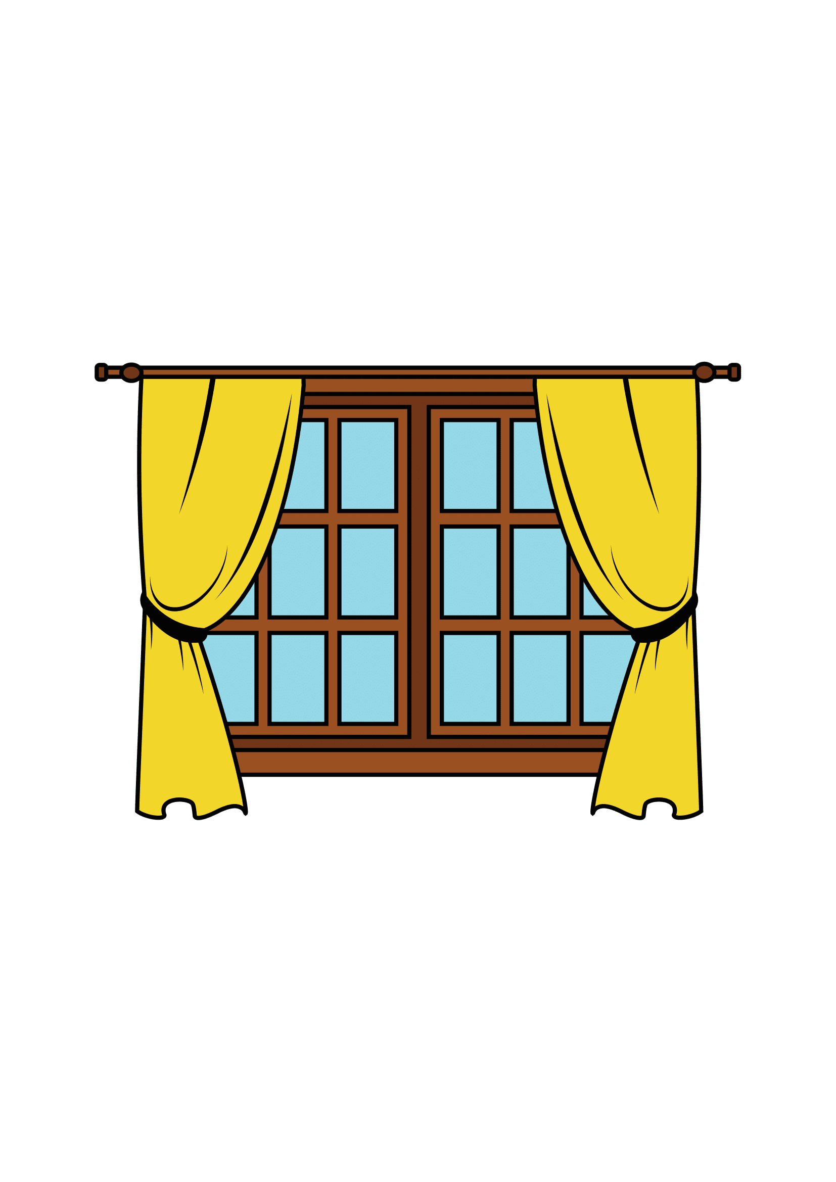 How to Draw A Window Step by Step Printable