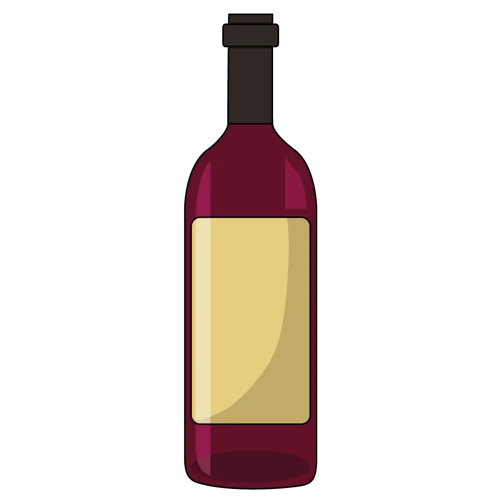 How to Draw A Wine Bottle Step by Step Thumbnail