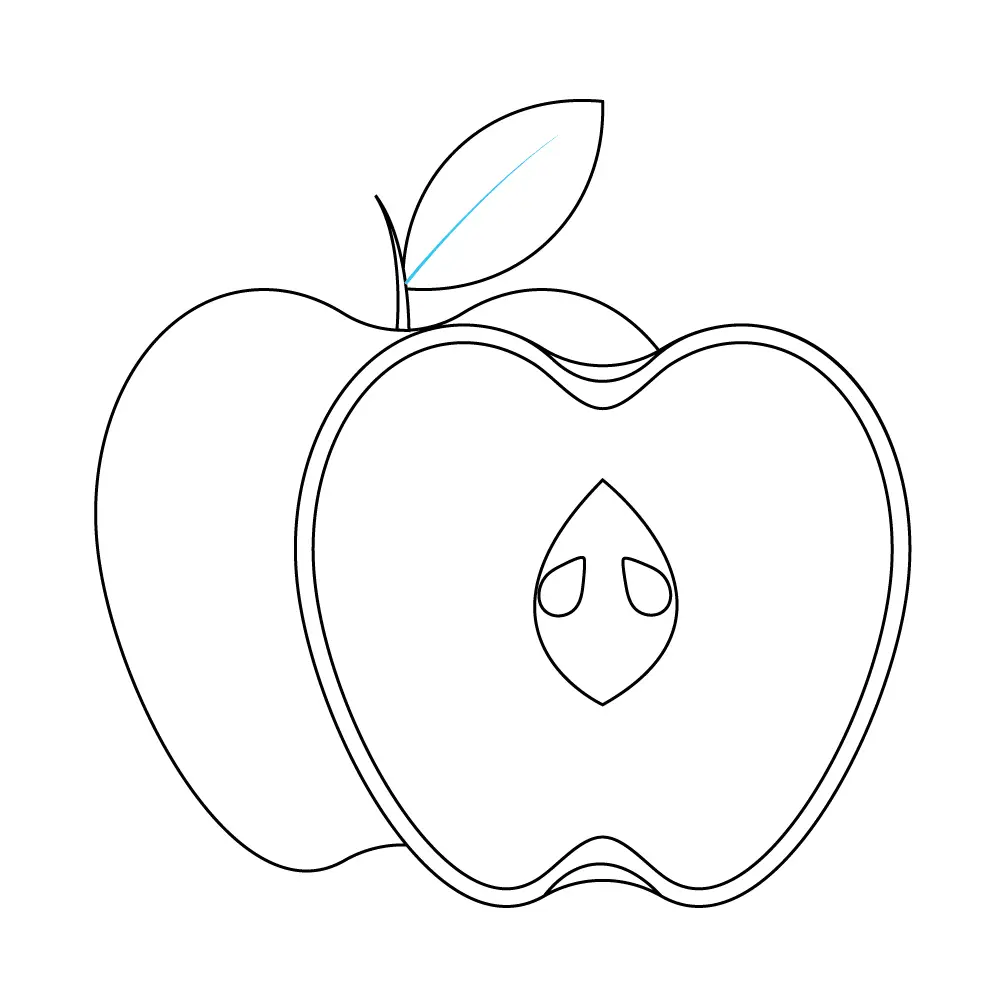 How to Draw An Apple Step by Step Step  10