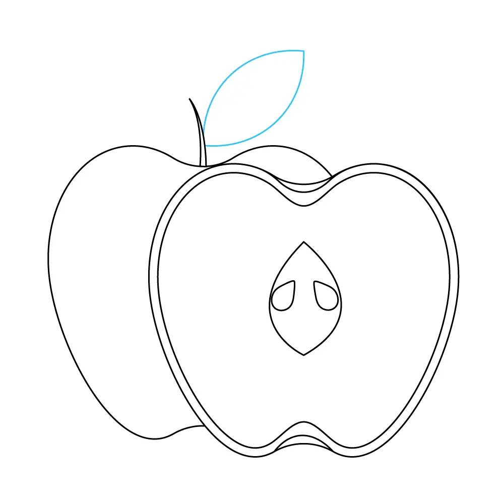 How to Draw An Apple Step by Step Step  9