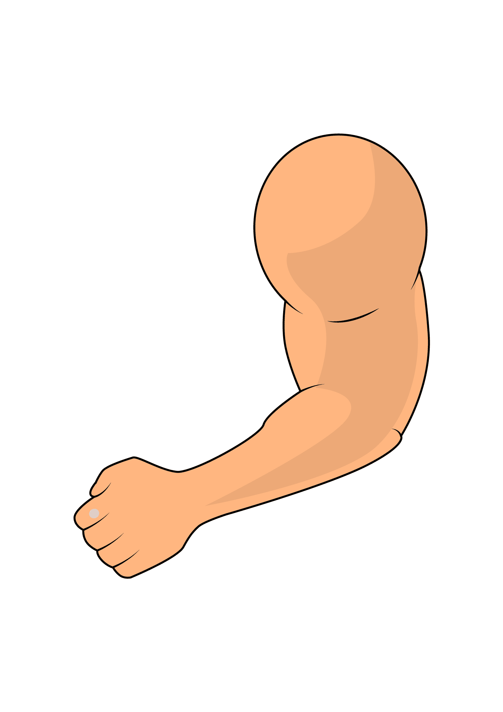How to Draw An Arm Step by Step Printable