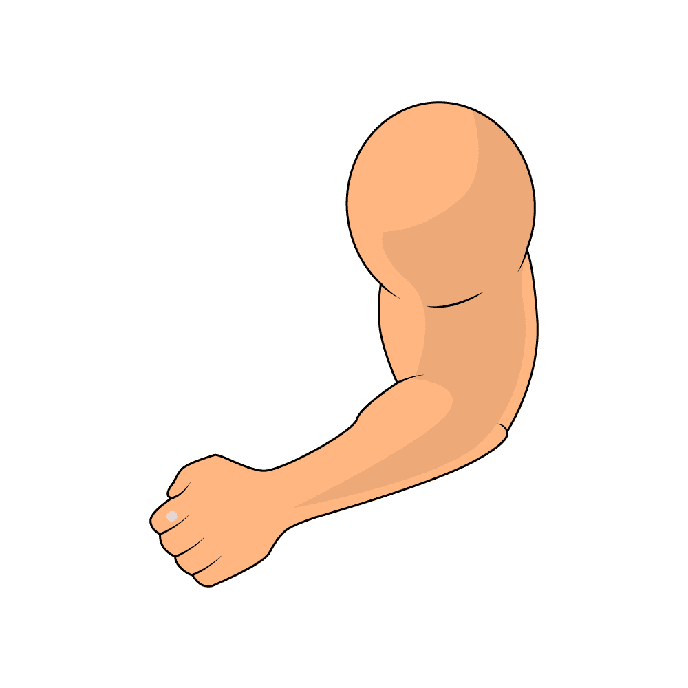 How to Draw An Arm Step by Step Step  10