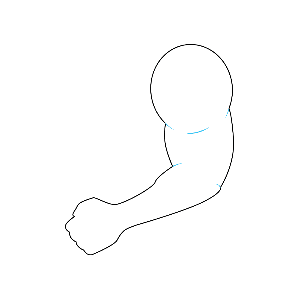 How to Draw An Arm Step by Step Step  7