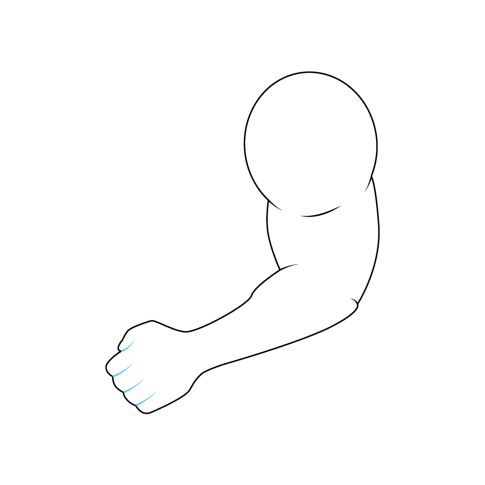 How to Draw An Arm Step by Step Step  8