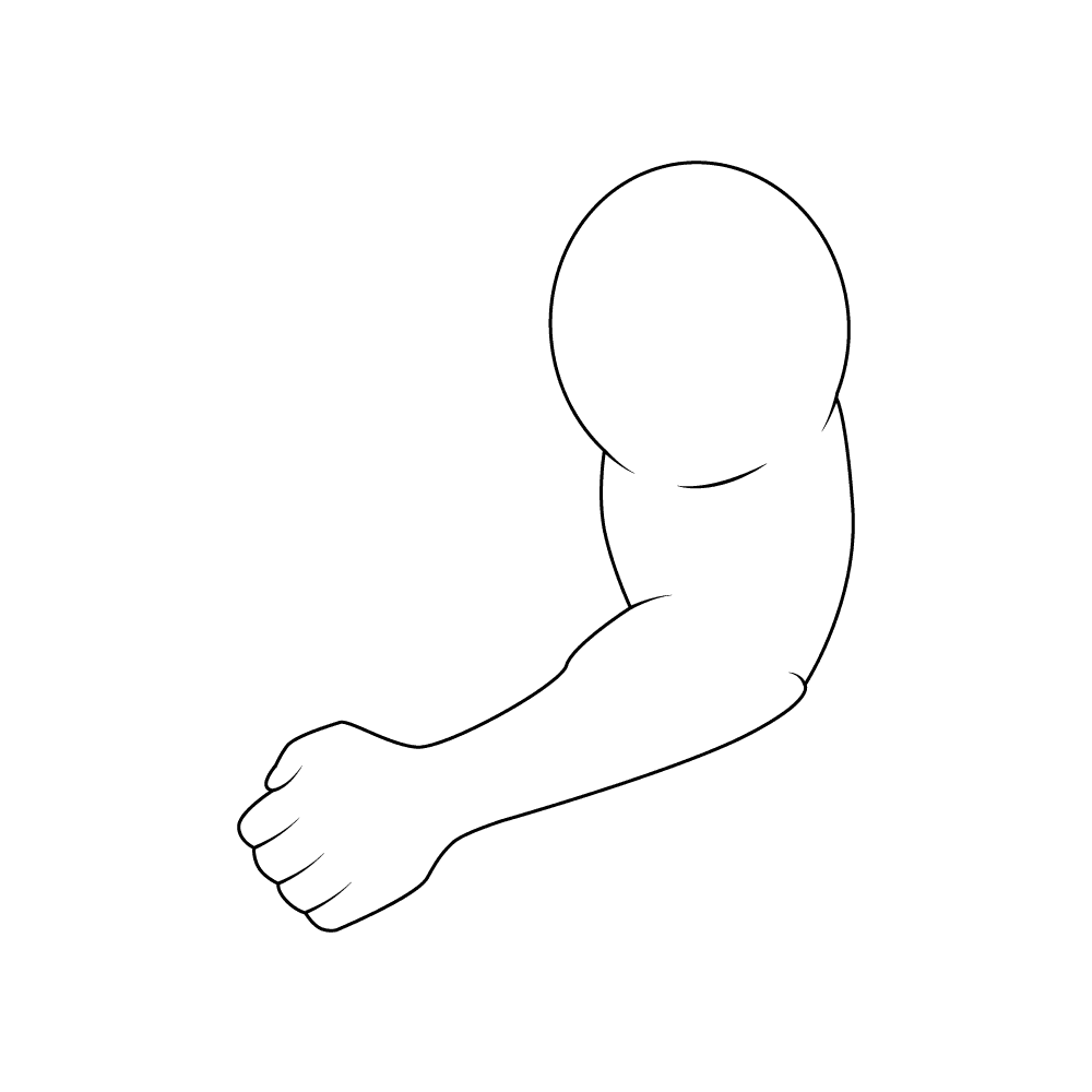 How to Draw An Arm Step by Step Step  9