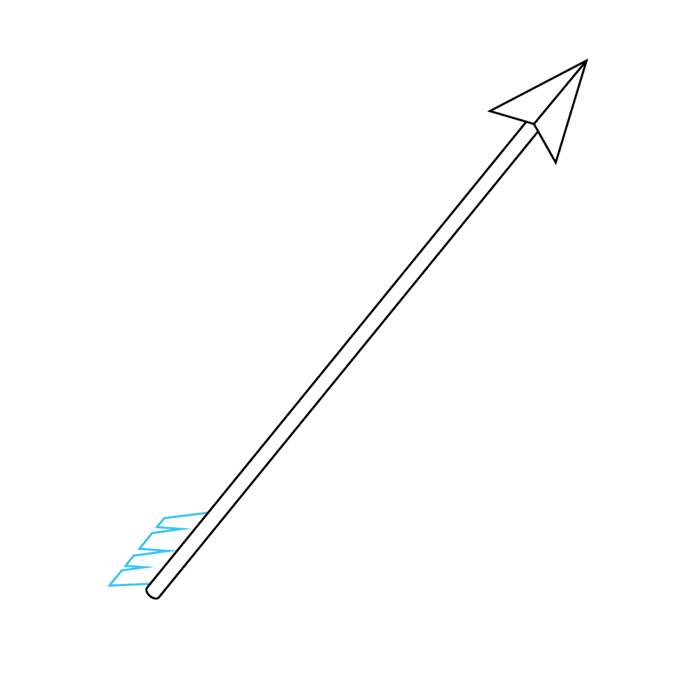 How to Draw An Arrow Step by Step Step  5