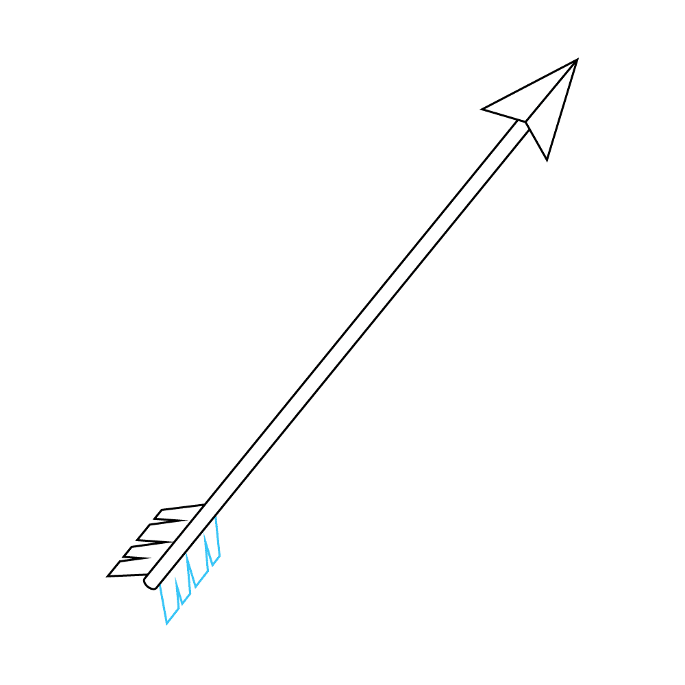 How to Draw An Arrow Step by Step Step  6
