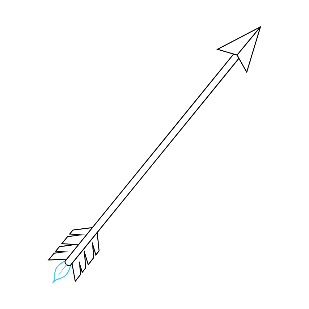 How to Draw An Arrow Step by Step Step  7