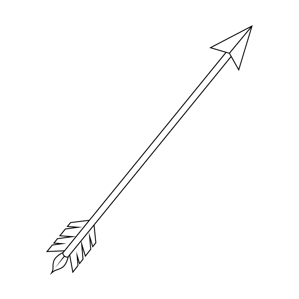 How to Draw An Arrow Step by Step Step  8