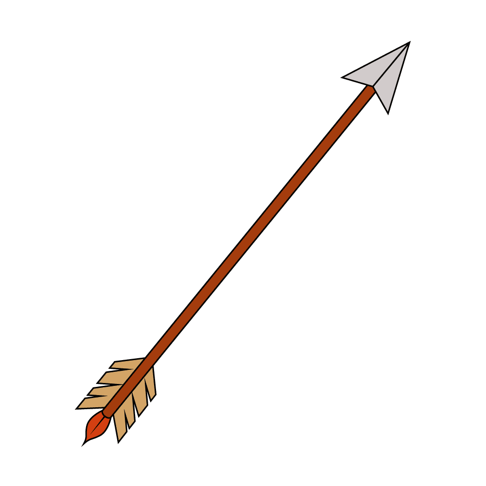 How to Draw An Arrow Step by Step Step  9