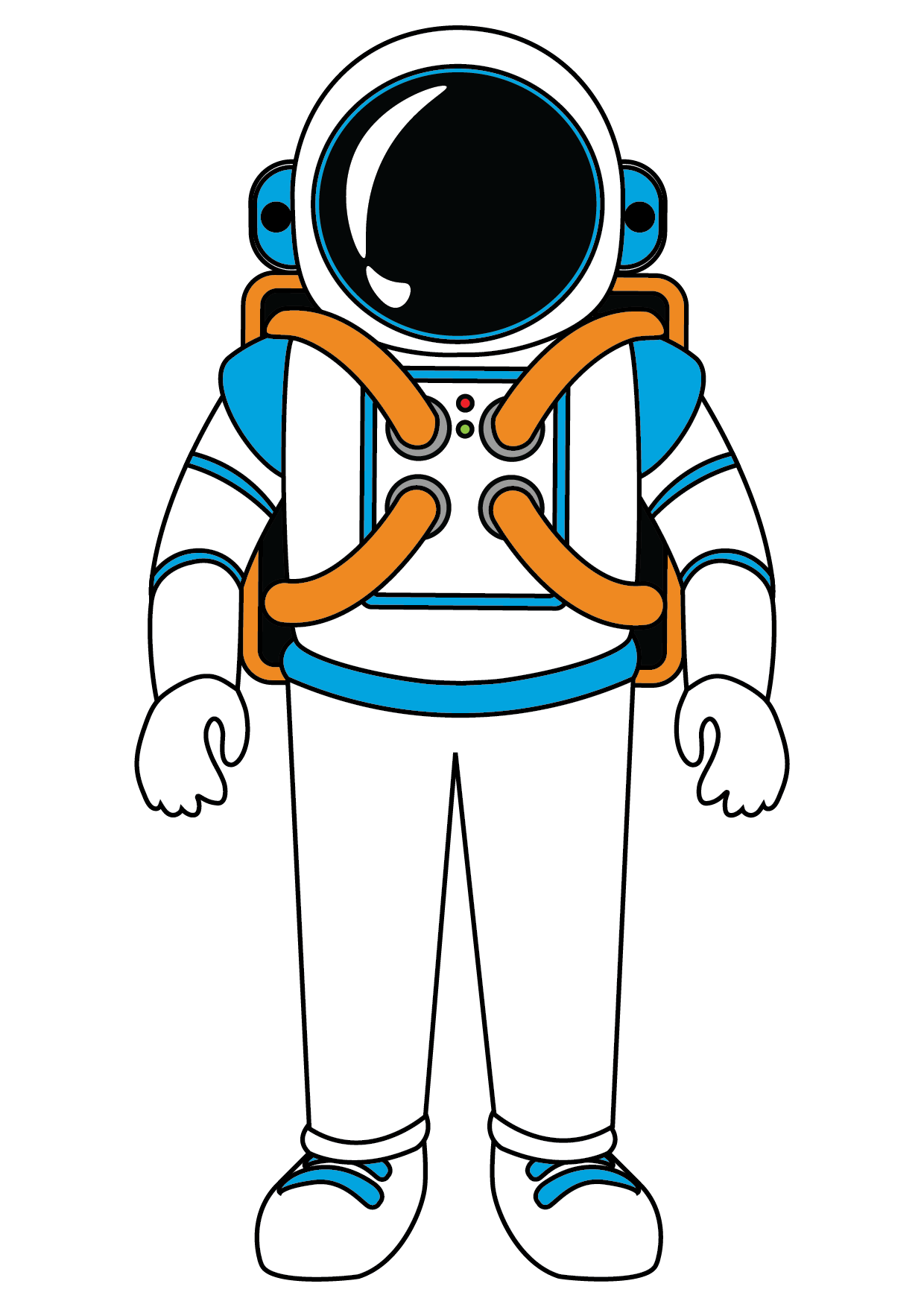 How to Draw An Astronaut Step by Step