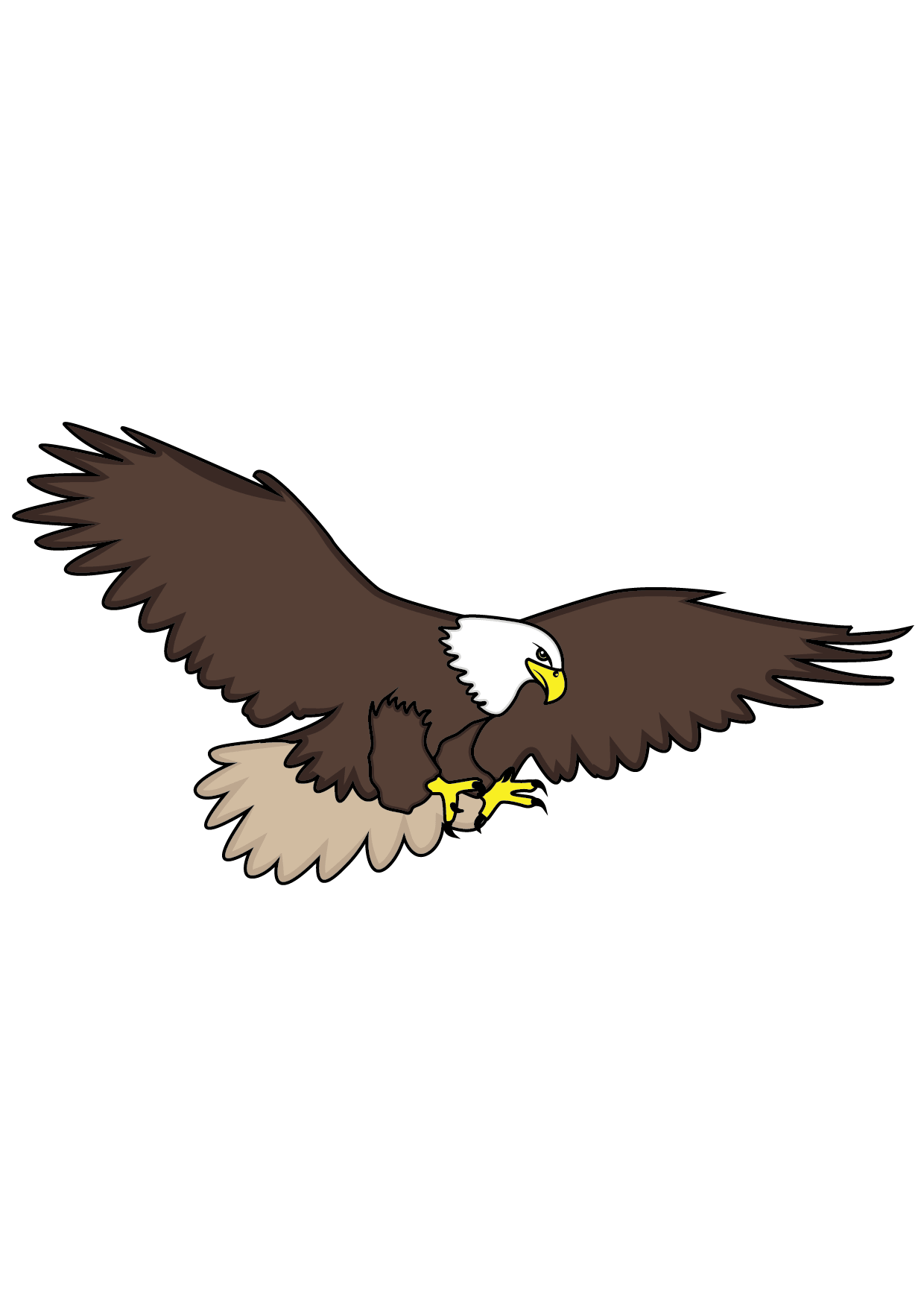 How to Draw An Eagle Step by Step Printable