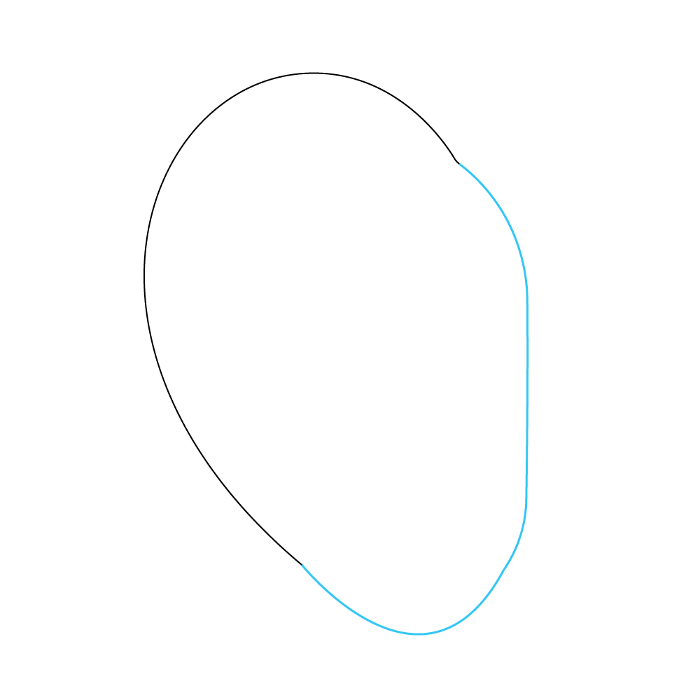 How to Draw An Ear Step by Step Step  2