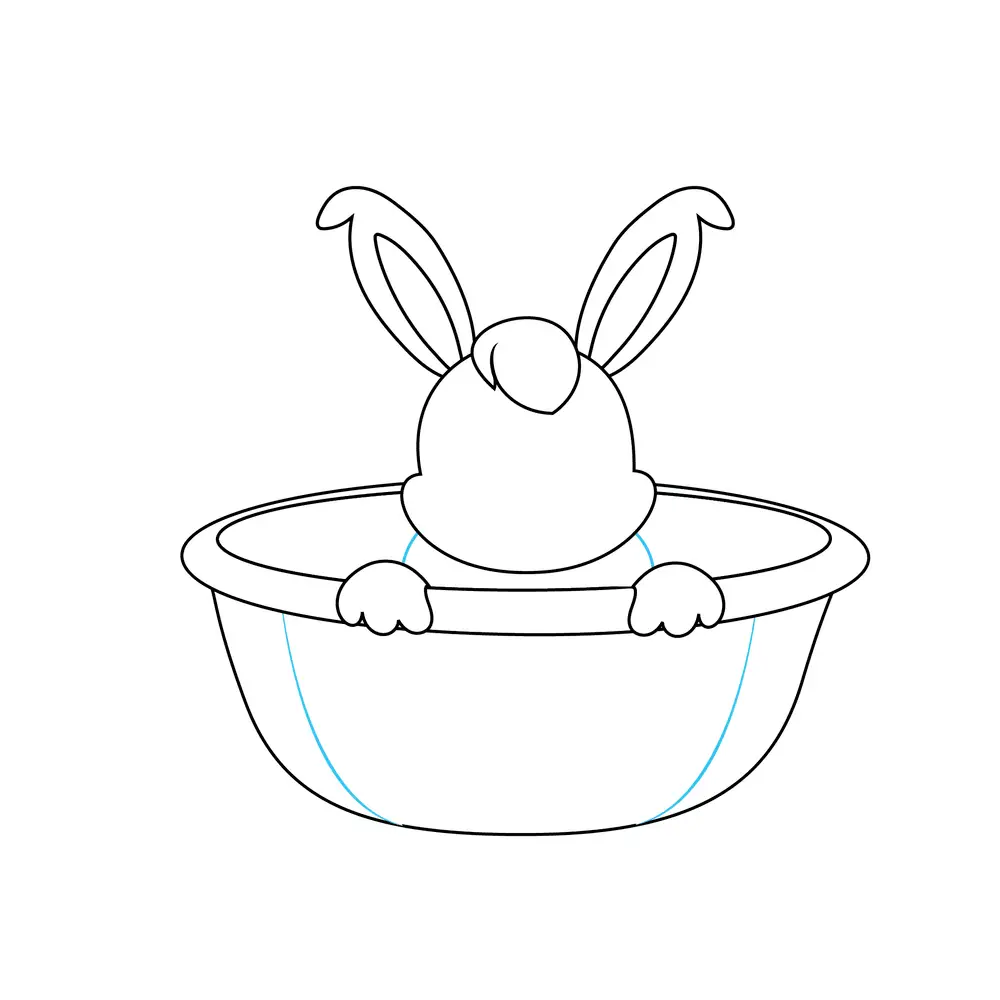 How to Draw An Easter Bunny Step by Step Step  7