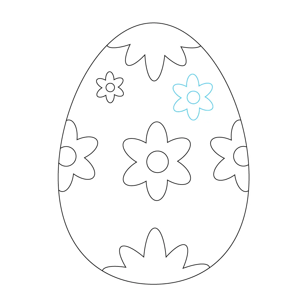 How to Draw An Easter Egg Step by Step Step  6