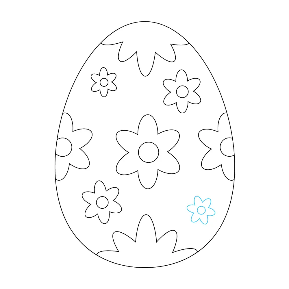 How to Draw An Easter Egg Step by Step Step  8