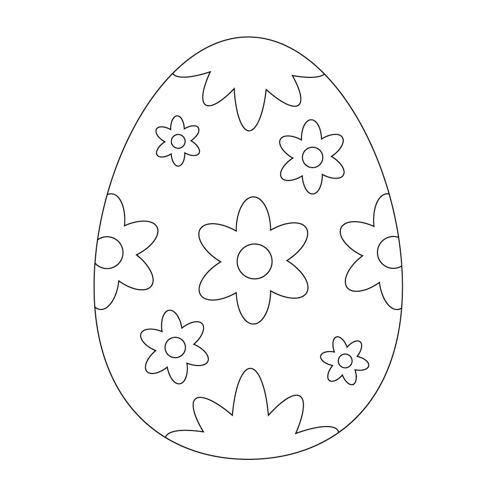 How to Draw An Easter Egg Step by Step Step  9