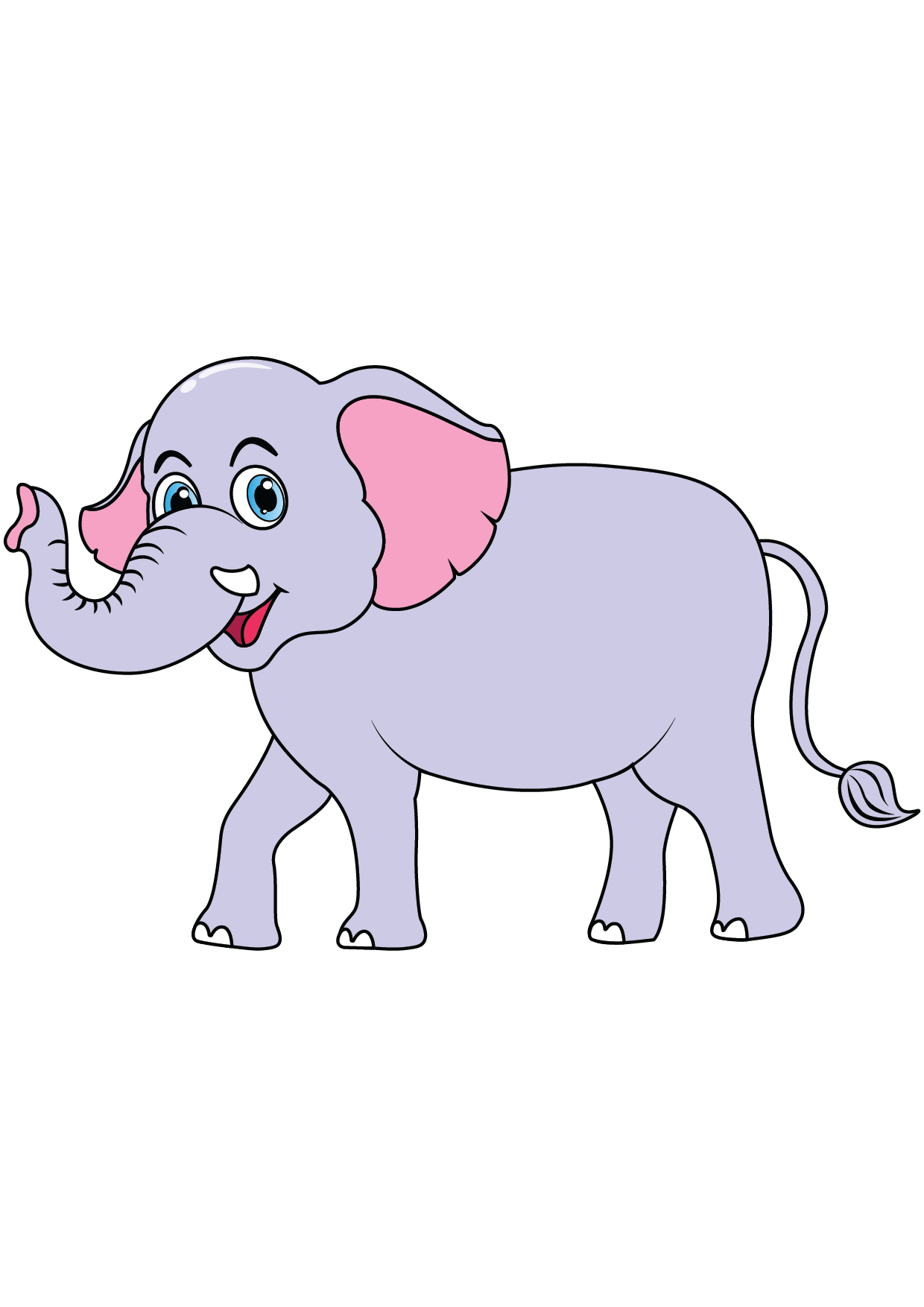 How to Draw An Elephant Step by Step Printable