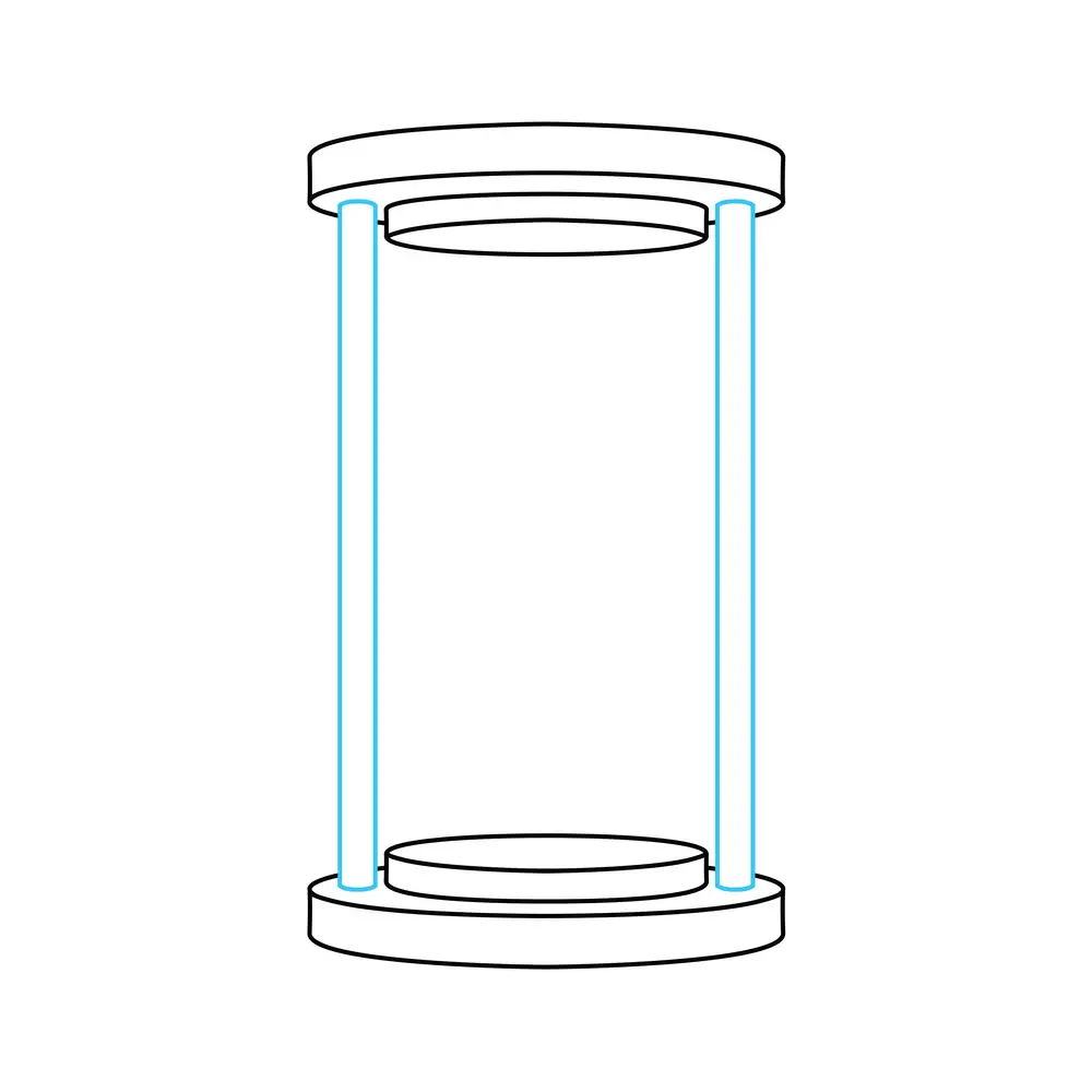 How to Draw An Hourglass Step by Step Step  5