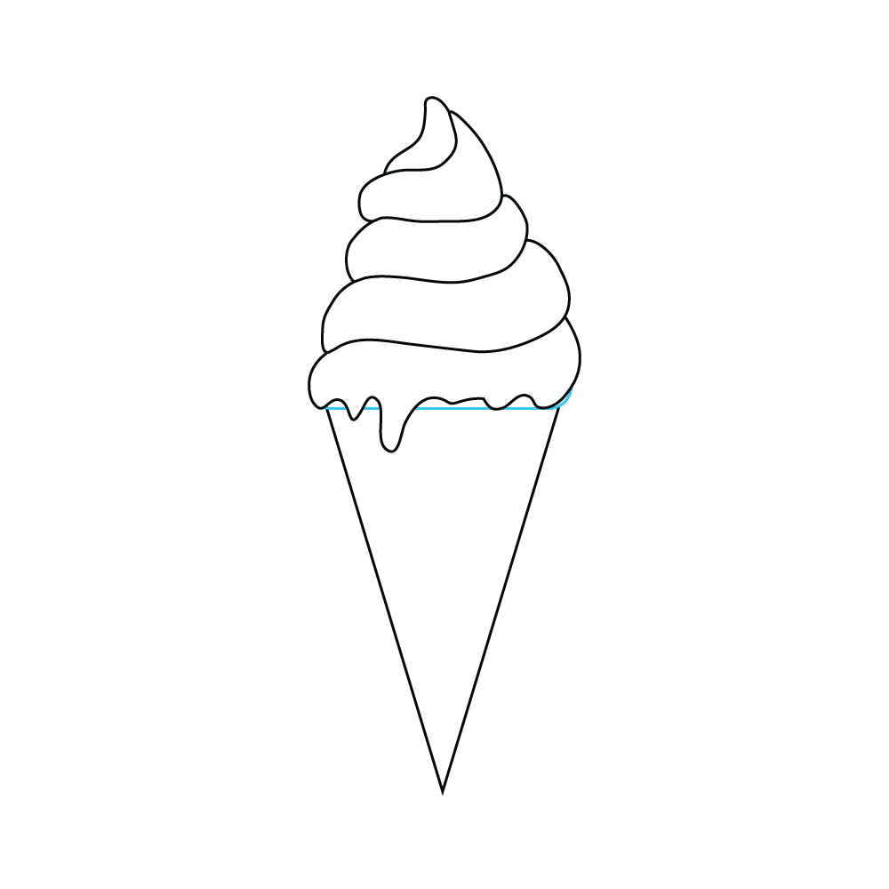 How to Draw An Ice Cream Step by Step Step  7
