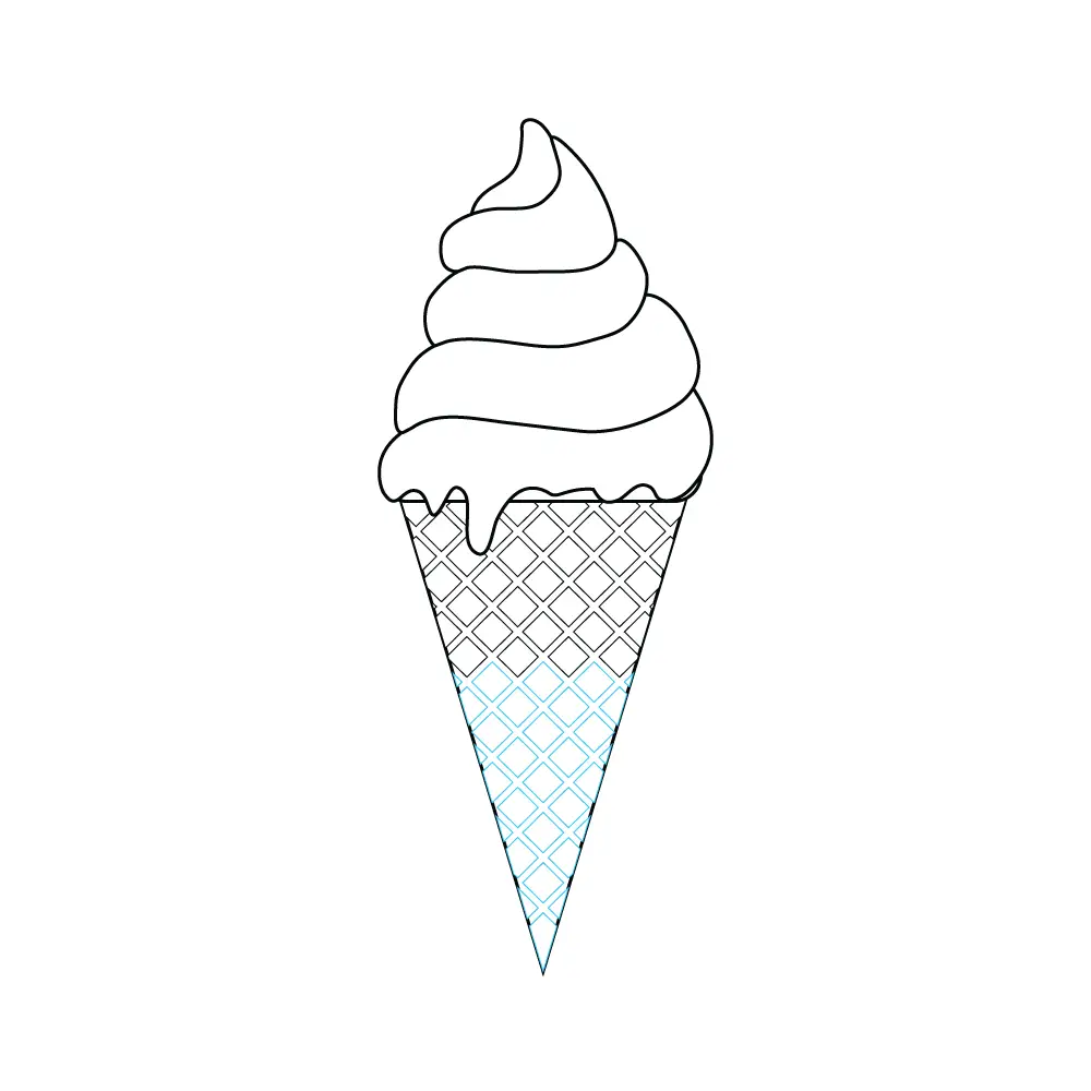 How to Draw An Ice Cream Step by Step Step  9