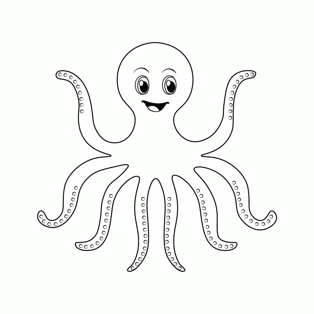 How to Draw An Octopus Step by Step