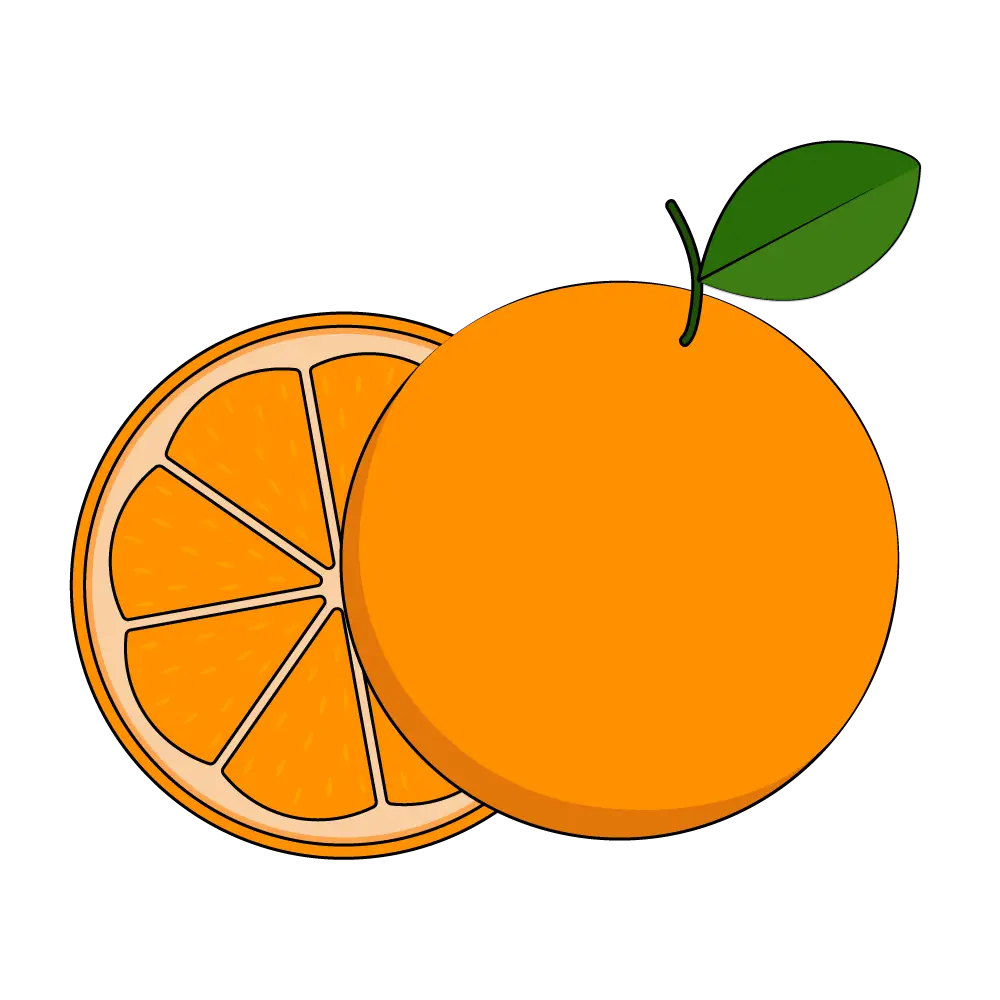 How to Draw An Orange Step by Step Thumbnail