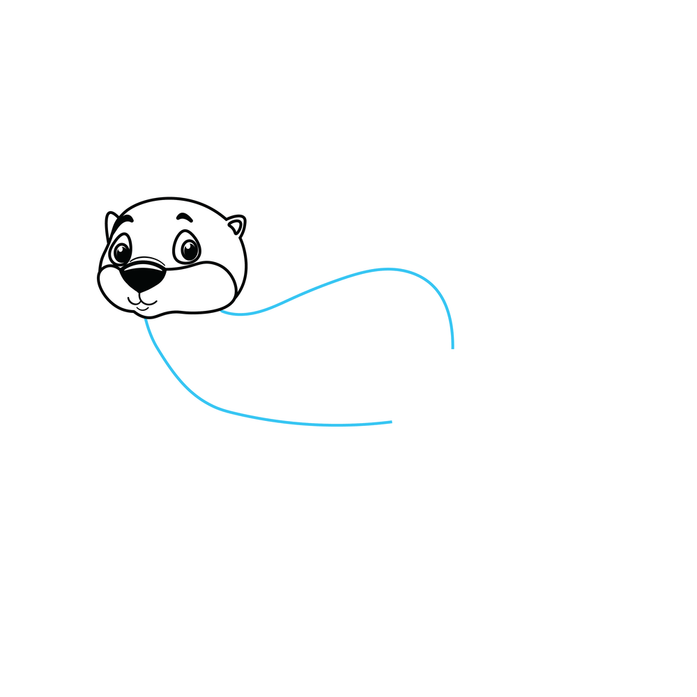 How to Draw An Otter Step by Step Step  4
