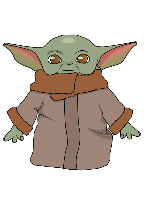 How To Draw Baby Yoda Step By Step How To Draw Baby Yoda Step By Step