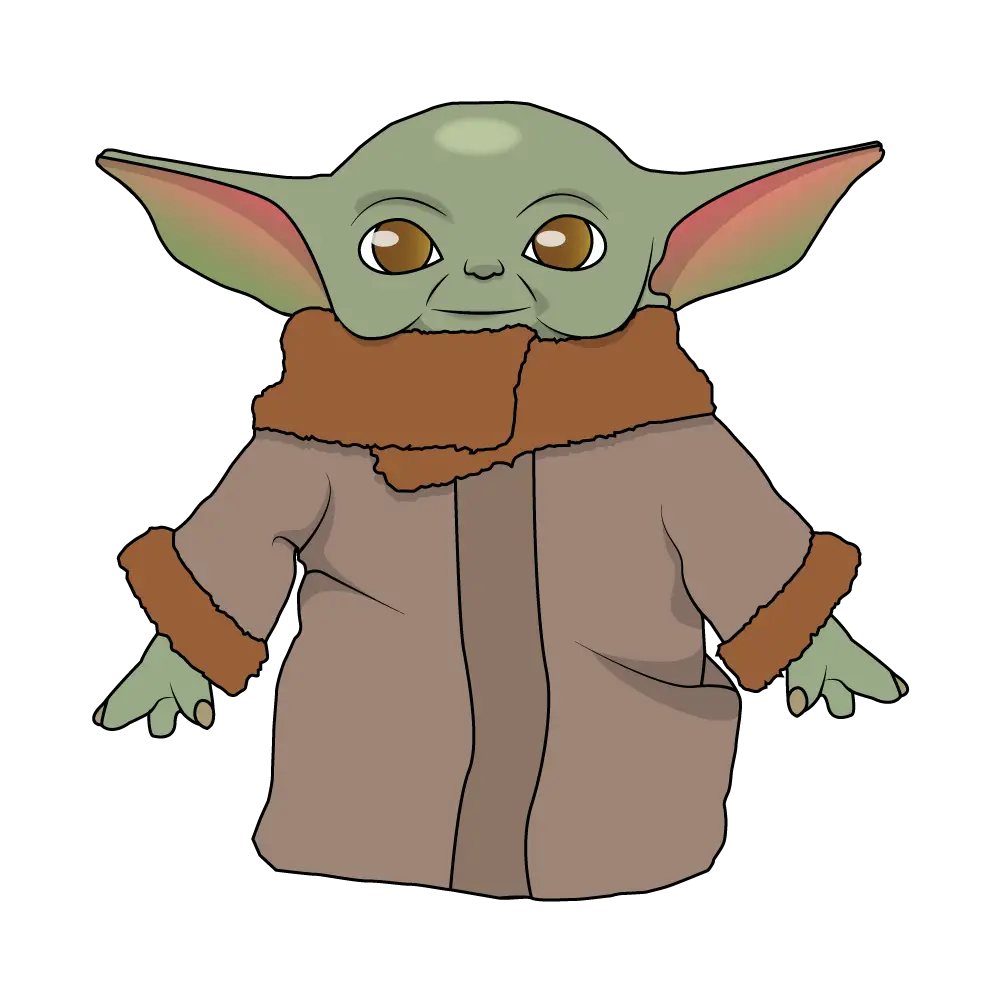 How To Draw Baby Yoda Step By Step