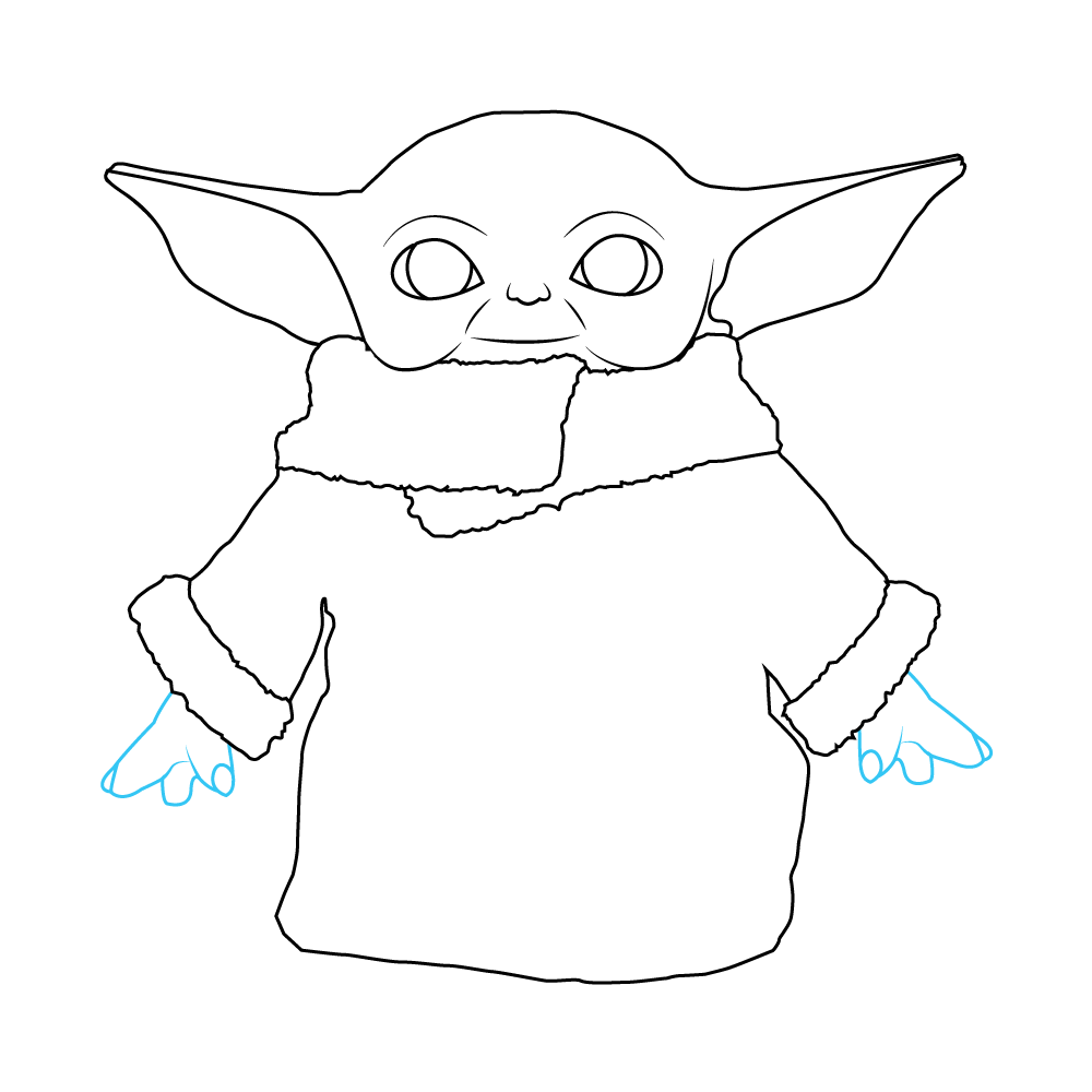 How To Draw Baby Yoda Step By Step