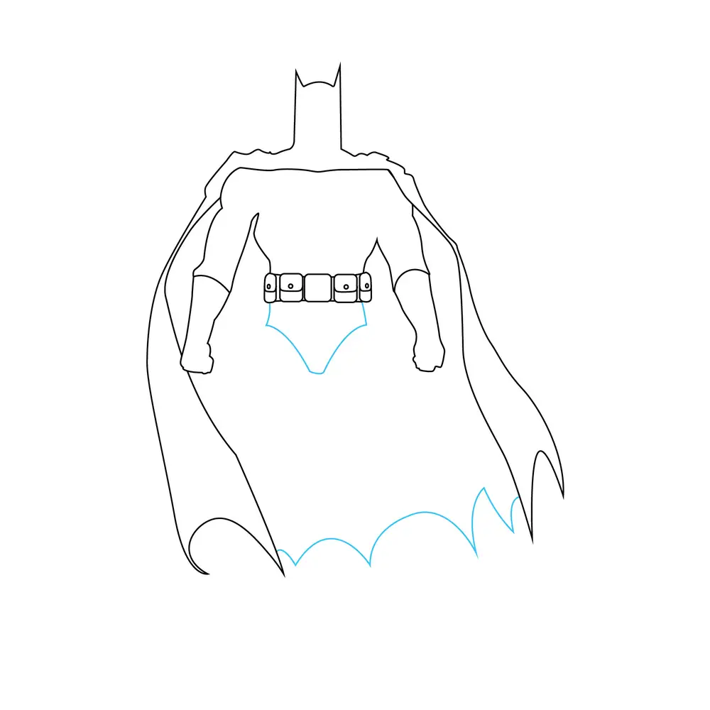 How to Draw Batman Step by Step Step  5