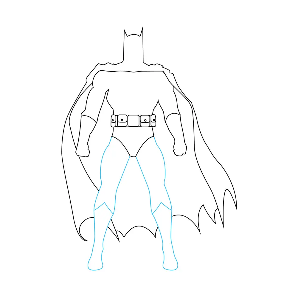 How to Draw Batman Step by Step Step  6