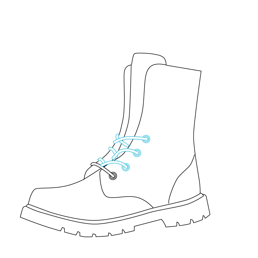 How to Draw Boots Step by Step Step  5