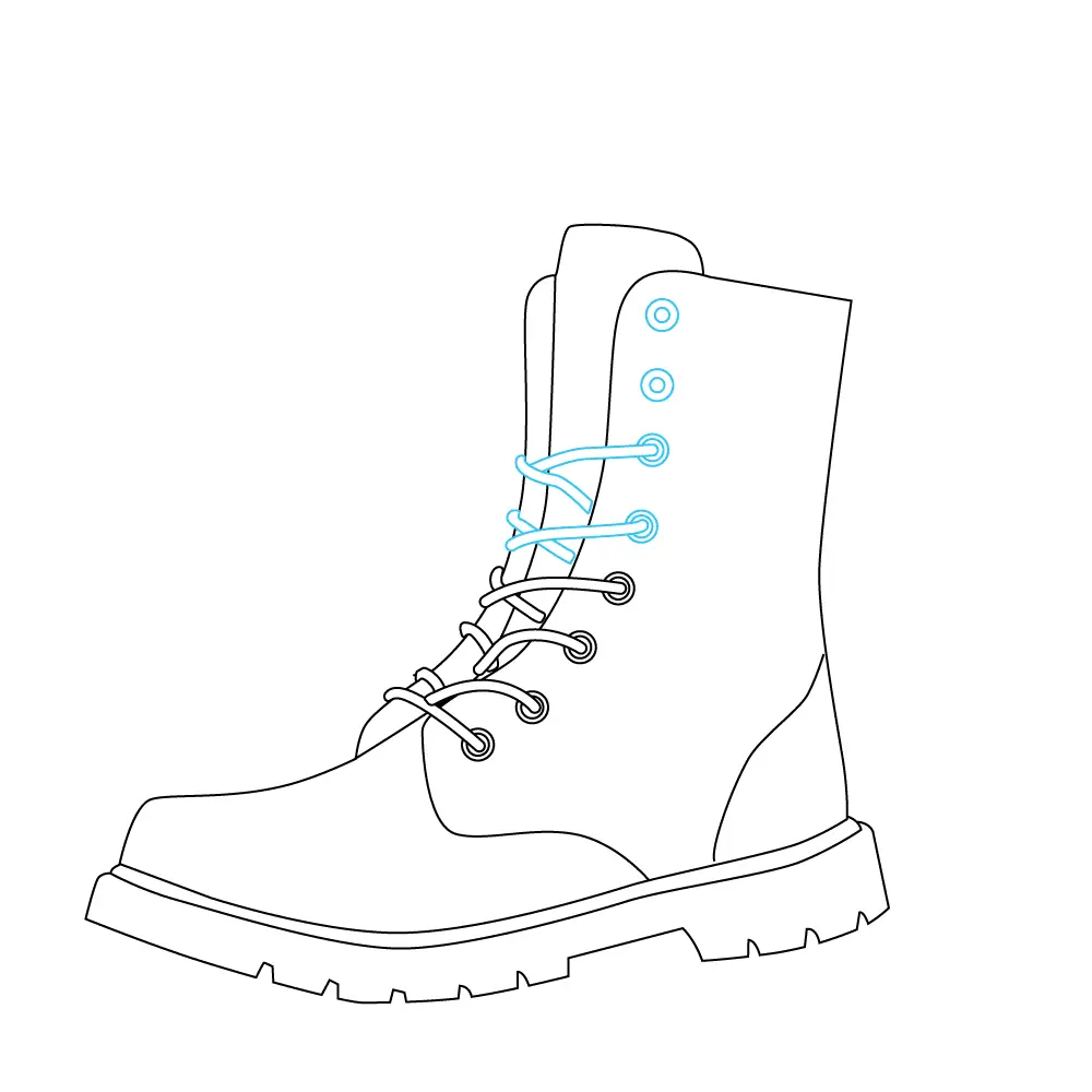 How to Draw Boots Step by Step Step  6