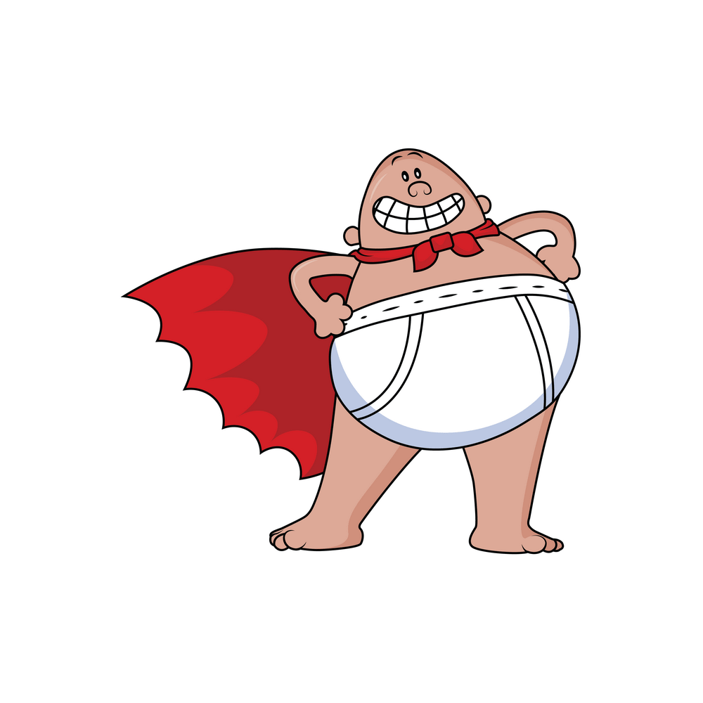 How to Draw Captain Underpants Step by Step Step  10