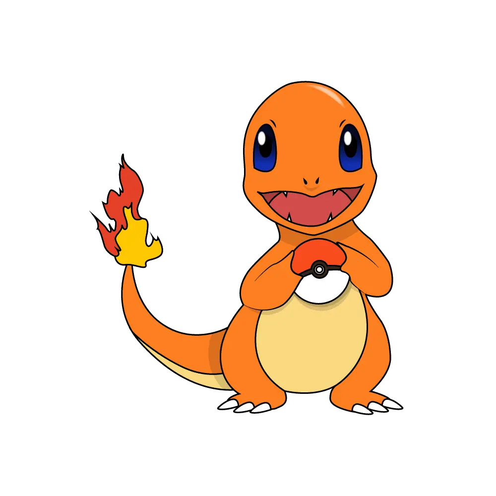 How to Draw Charmander Step by Step Thumbnail