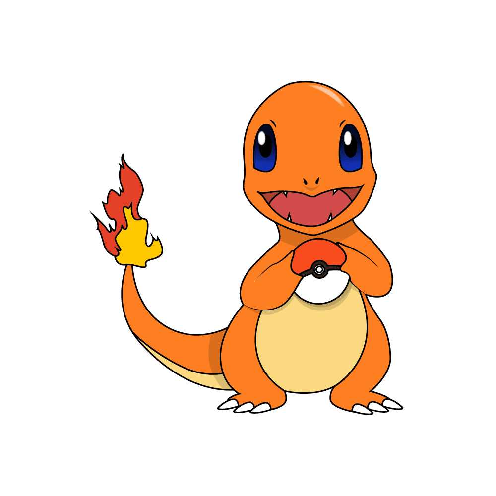 How to Draw Charmander Step by Step Step  11
