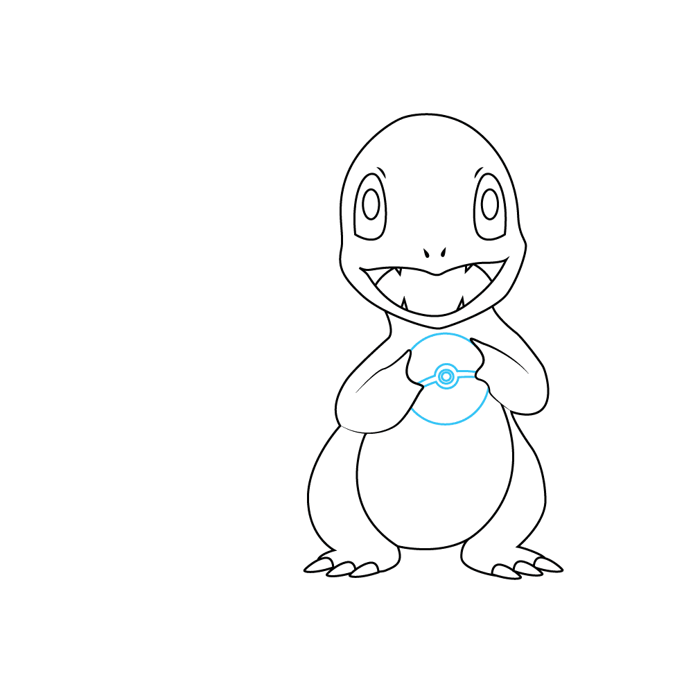 How to Draw Charmander Step by Step Step  7