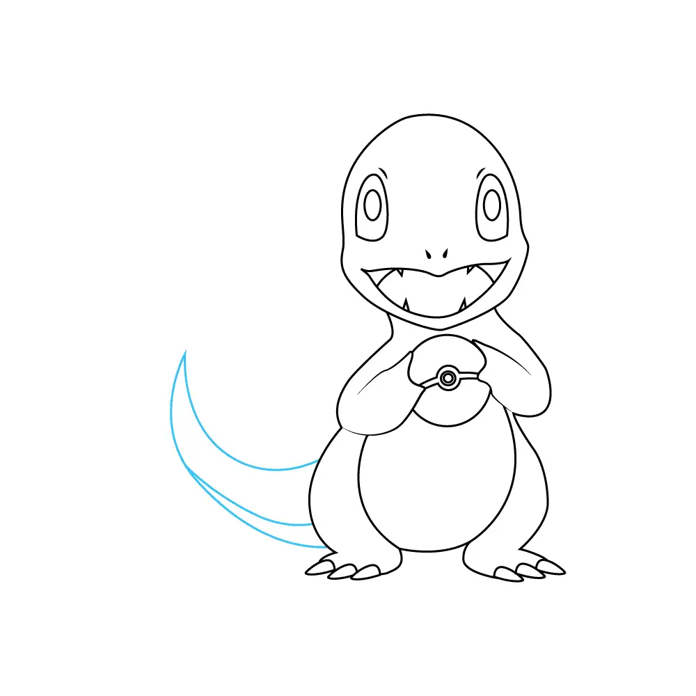 How to Draw Charmander Step by Step Step  8