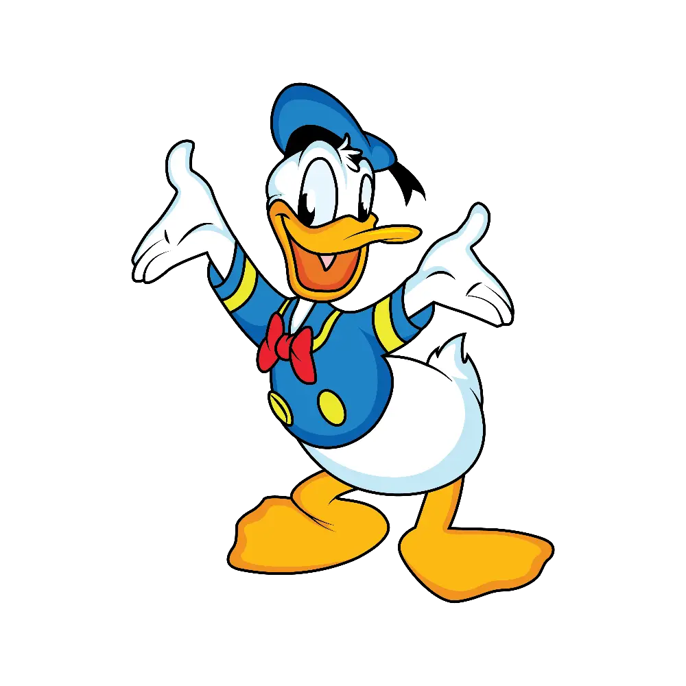 How to Draw Donald Duck  Really Easy Drawing Tutorial